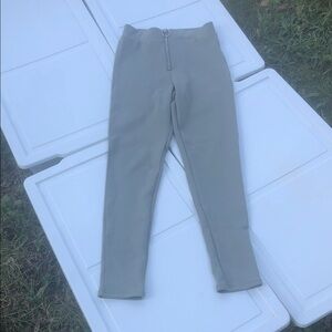 Light green High-Waisted Pants